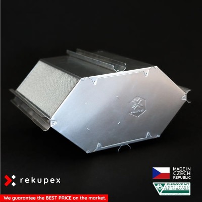 Tecalor TVZ 370 Plus, TVZ 170 E Plus - wymiennik entalpiczny RECUTECH