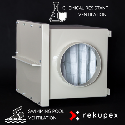 ResiX X-PP - Ø100–630 mm - Kemisk resistent filterboks af polypropylen
