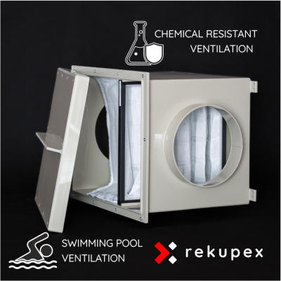 ResiX X-PP - Ø100–630 mm - Ķīmiski izturīga polipropilēna filtra kaste