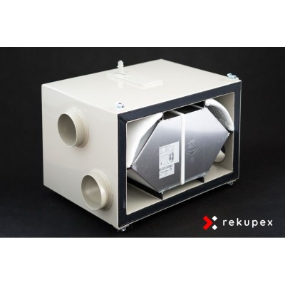 ENTALPICKÝ RECUBOX® OPEN EX 03/300 - 480 m3/h. (vyjmutelný výměník v opláštění, rekuperační box, rekuperace vzduchu)