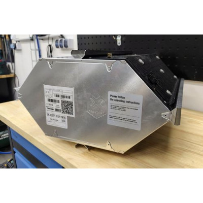 Enthalpic counterflow heat exchanger Stiebel-Eltron LWZ 70 Plus, 170 Plus, 270 Plus, 370 Plus with Bypass | RECUTEC