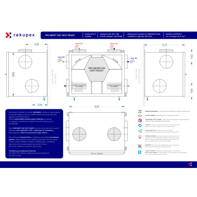 Enthalpic RECUBOX® 520 VENT-READY – ready for CONSTANT FLOW EC fans