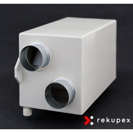 RECUBOX® RX 02/200 - 210 m3/h (hűtőszekrényben elhelyezett hőcserélő, hővisszanyerő doboz, levegővisszanyerő, hővisszanyerő egys
