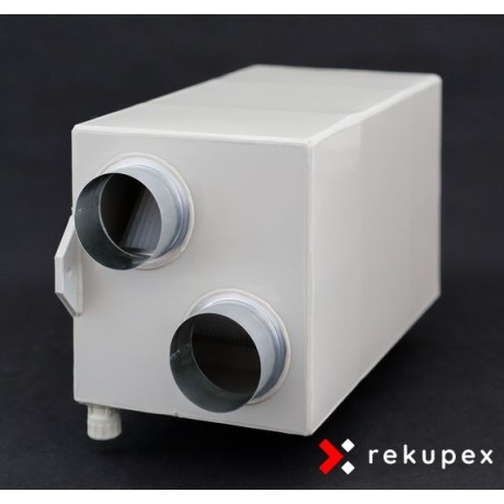 RECUBOX® RX 03/200 - 260m3/h (intercambiador de recuperación en carcasa, caja de recuperación, recuperación de aire, unidad de r