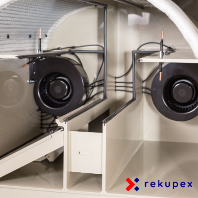 Entalpický RECUBOX® ERV 360 VENT-READY – připraven pro EC ventilátory CONSTANT FLOW