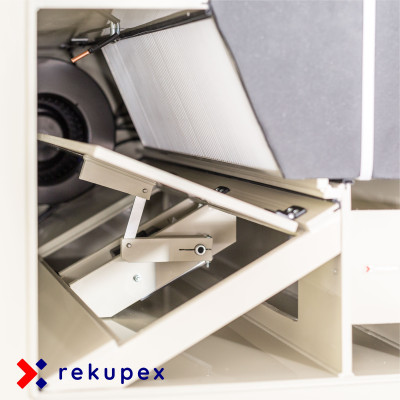 Entalpiás RECUBOX® ERV 360 VENT-READY TOP | Kiegyenlített nyomású szellőztetés 360 m³/h