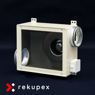 RECUBOX® AIRBOX SLIM 250 – izolovaný box pro ventilátory AFL Constant Flow