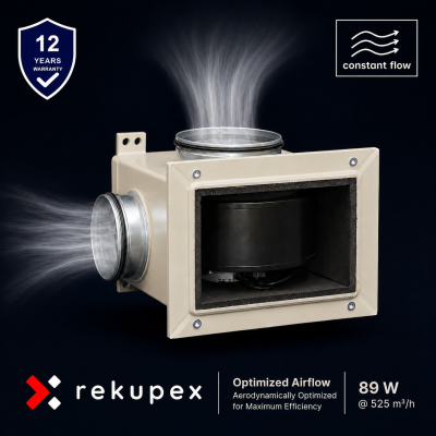 RECUBOX® AIRBOX 90 520 – caisson isolé pour AFL EC Constant Flow 520 m³/h