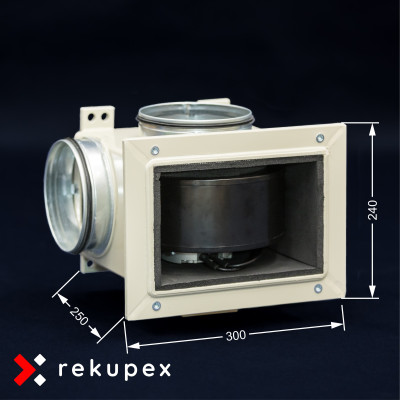 RECUBOX® AIRBOX 90 520 – izolovaný box pro AFL EC Constant Flow 520m³/h