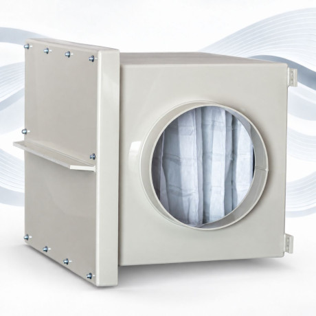 ResiX X-PP - Ø100–630 mm - Chemically resistant polypropylene filter box
