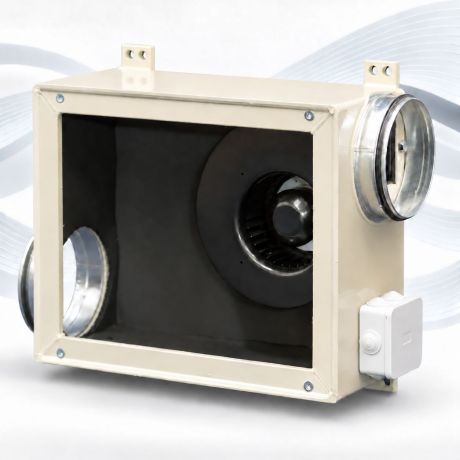 AIRBOX SLIM 250 – geïsoleerde box voor EC-ventilatoren AFL Constant Flow