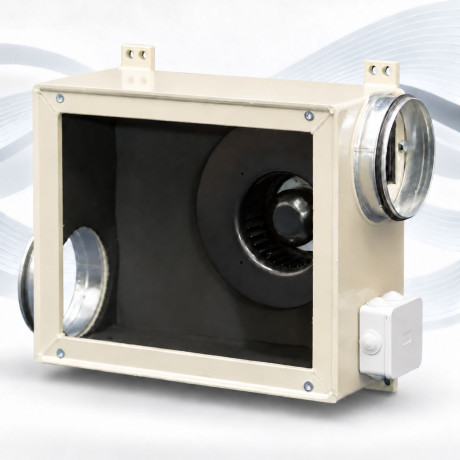 AIRBOX SLIM 360 – geïsoleerde box voor EC-ventilatoren AFL Constant Flow