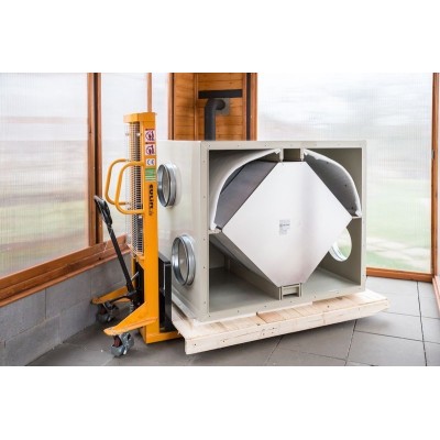 RECUBOX® OPEN RX 11/880 - 5100 m3/h (noņemams siltummainis korpusā, siltuma atgūšanas kaste, gaisa atgūšana, iekārta)