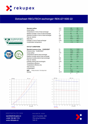 Datový list RECUTECH REK+27-500-22